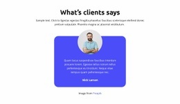 Co Říkají Klienti - HTML Page Maker