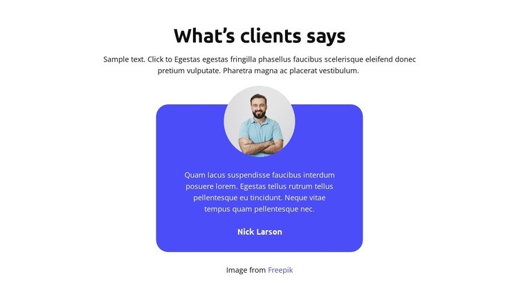 What’s clients says Elementor Template Alternative