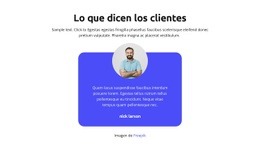 Lo Que Dicen Los Clientes - Diseño Sencillo