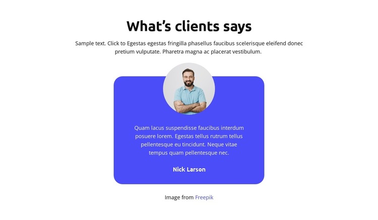 What’s clients says HTML5 Template