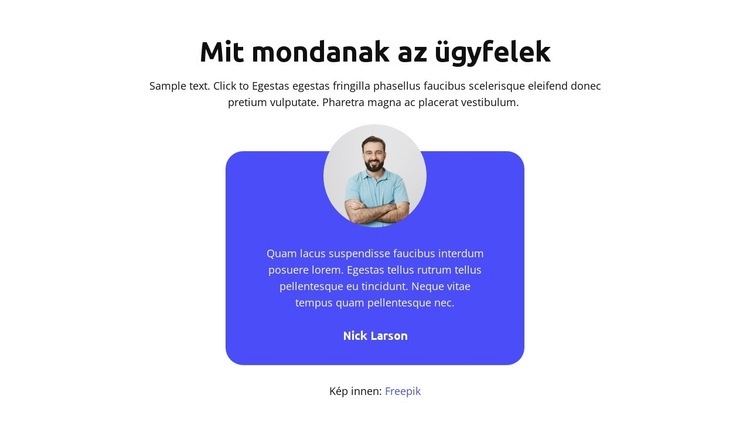 Mit mondanak az ügyfelek WordPress Téma