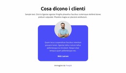 Cosa Dicono I Clienti - Modello Joomla Semplice