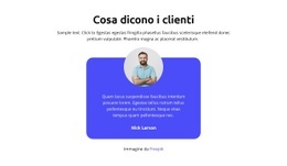 Pagina Di Destinazione Esclusiva Per Cosa Dicono I Clienti