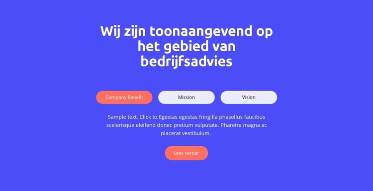 Email reclame HTML-sjabloon