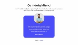 Co Mówią Klienci - Makieta Funkcjonalności Witryny