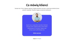 Co Mówią Klienci - Szablon WordPress