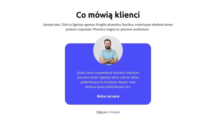 Co mówią klienci Motyw WordPress