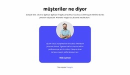 Müşteriler Ne Diyor - Kullanımı Kolay Web Sitesi Oluşturucu