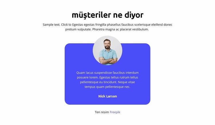 müşteriler ne diyor Web sitesi tasarımı