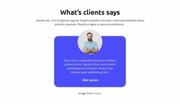 What’S Clients Says - Simple Design