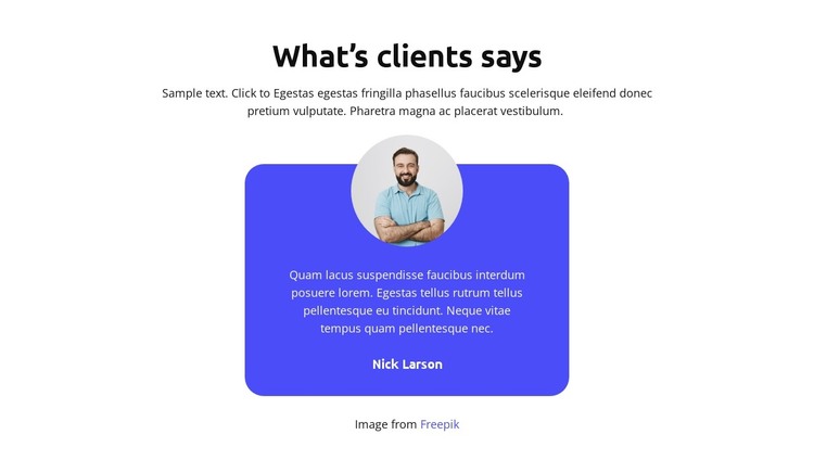 What’s clients says WordPress Theme
