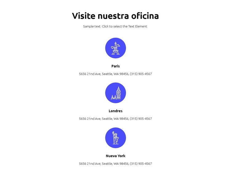 comercial y financiero Plantilla de sitio web