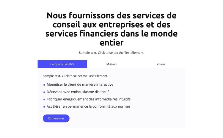 Ramassez l'outil Conception de site Web