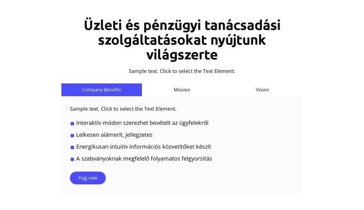 Vedd fel a szerszámot CSS sablon