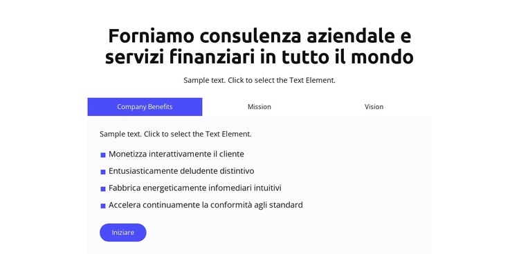 Prendi lo strumento Modello HTML