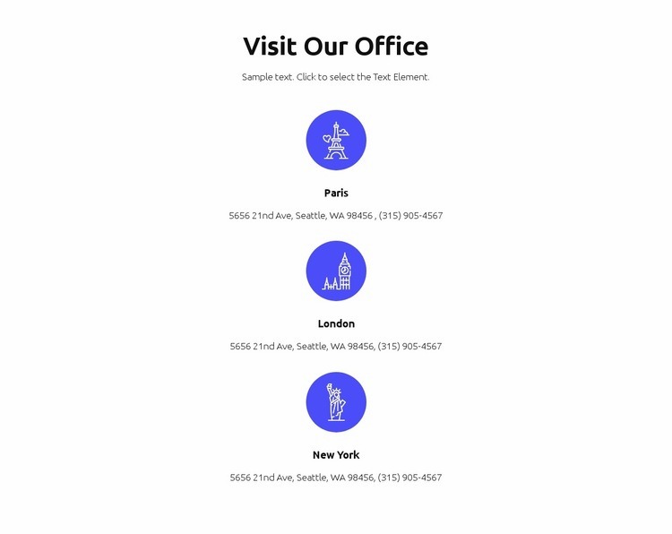 Business and financial Squarespace Template Alternative