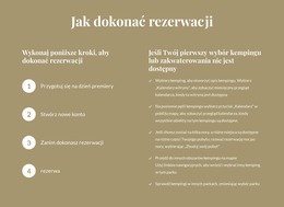 Jak Dokonać Rezerwacji - Nowoczesny Szablon Joomla