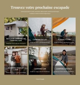 Explorer La Nature : Modèle D'Une Page Facile À Utiliser