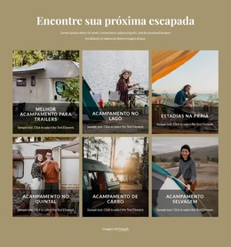 Explorar A Natureza - Modelo De Site Gratuito