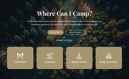 Information About Our Camping - Creative Multipurpose Joomla Template Builder