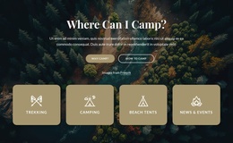 Information About Our Camping Joomla Template 2024