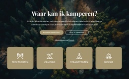 Informatie Over Onze Camping Html5 Responsieve Sjabloon