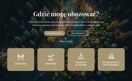 Informacje O Naszym Kempingu - Responsywny Szablon HTML5