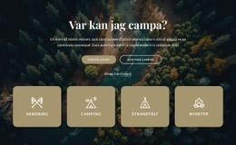 Information Om Vår Camping - HTML-Sidmall