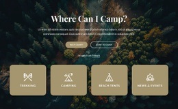 Website Design Information About Our Camping For Any Device