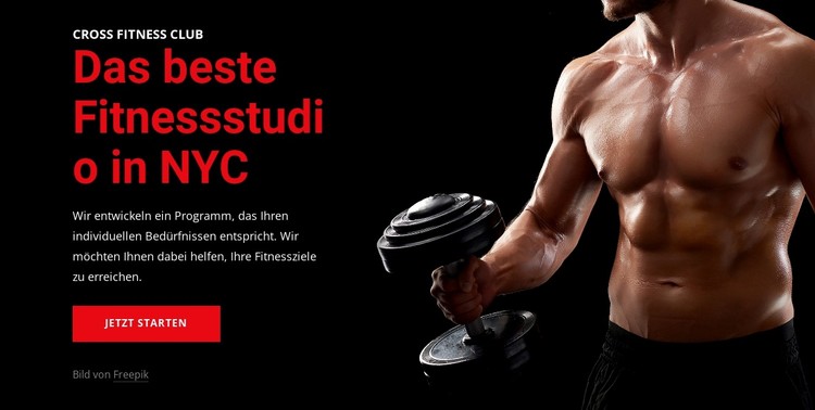 Willkommen im Crossfit-Fitnessstudio CSS-Vorlage