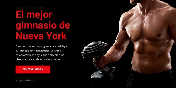 Bienvenido al gimnasio Crossfit Página de destino