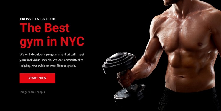 Welcome to Crossfit gym Html Website Builder