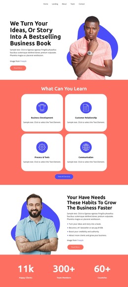 Turn Your Ideas - HTML5 Landing Page