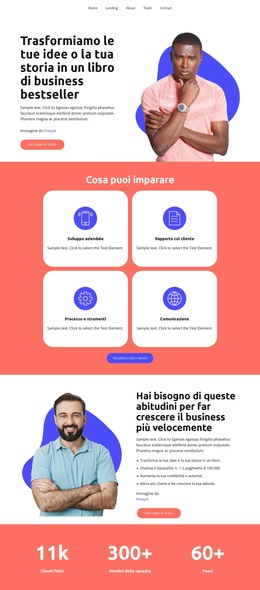 Trasforma Le Tue Idee - Pagina Di Destinazione