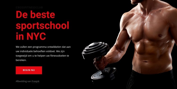 Welkom bij Crossfit sportschool Bestemmingspagina