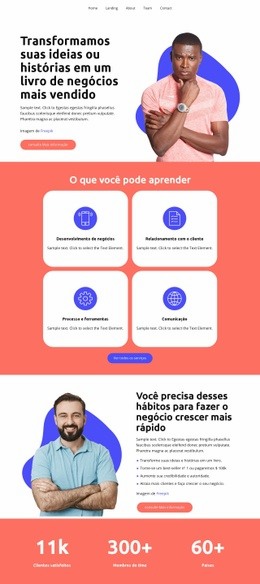 Transforme Suas Ideias - Design De Site Gratuito