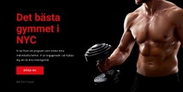 HTML-Sidadesign För Välkommen Till Crossfit Gym