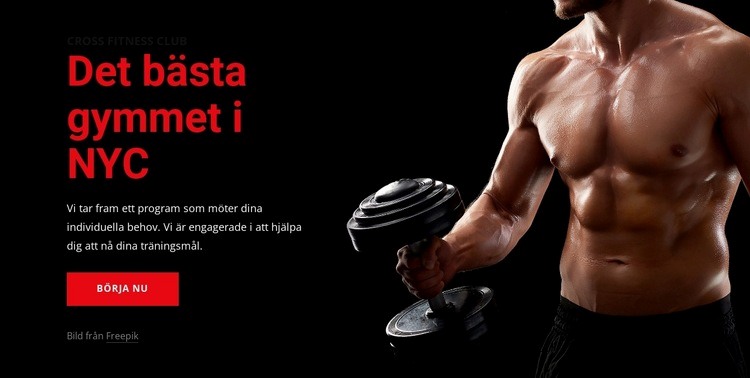 Välkommen till Crossfit gym WordPress -tema