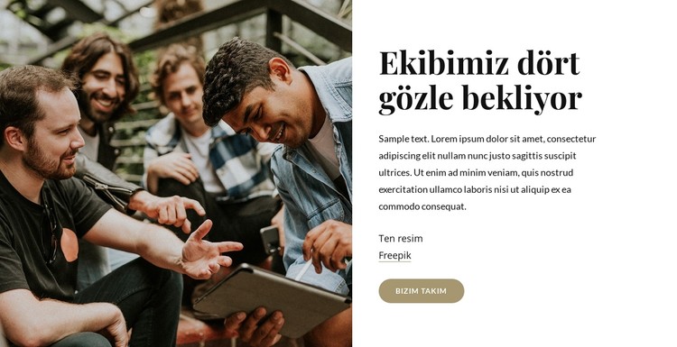 Kamp ekibi CSS Şablonu