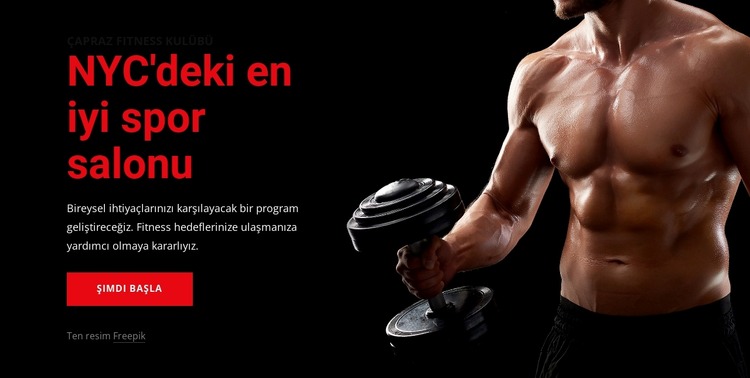 Crossfit spor salonuna hoş geldiniz Joomla Şablonu