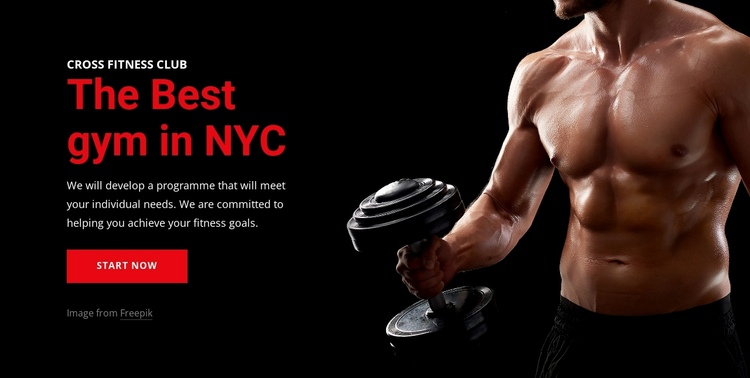Welcome to Crossfit gym Website Builder Software