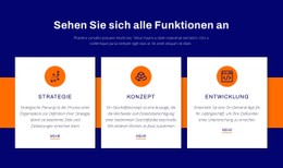 HTML-Seite Für Sehen Sie Sich Alle Funktionen An