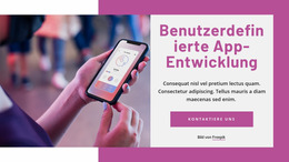 Benutzerdefinierte App-Entwicklung - Anpassbare Professionelle Joomla-Vorlage