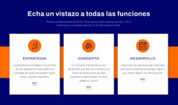 Echa Un Vistazo A Todas Las Funciones - Hermoso Diseño De Sitio Web