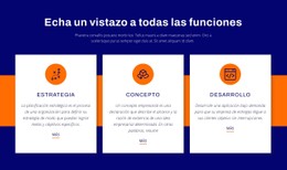 Página HTML Para Echa Un Vistazo A Todas Las Funciones