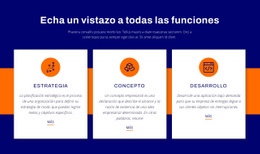 Echa Un Vistazo A Todas Las Funciones - Plantilla HTML5 Profesional