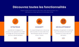 Découvrez Toutes Les Fonctionnalités - Maquette De Site Web Facile À Utiliser