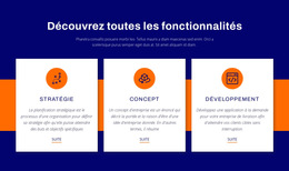 Découvrez Toutes Les Fonctionnalités – Modèle De Conception De Site Web