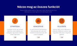 Nézze Meg Az Összes Funkciót – Webhelytervező Sablon