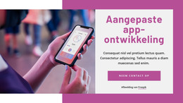 App-Ontwikkeling Op Maat - Websjabloon